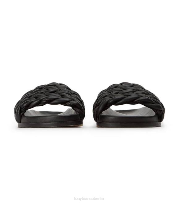 Sandalen| de Tony Bianco Frauen Layton-Sandalen schwarzes Nappaleder 4624636